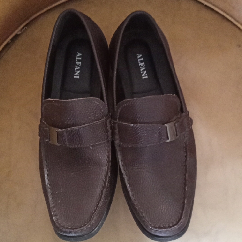 Alfani Men's Dark Brown Slip-On Loafers